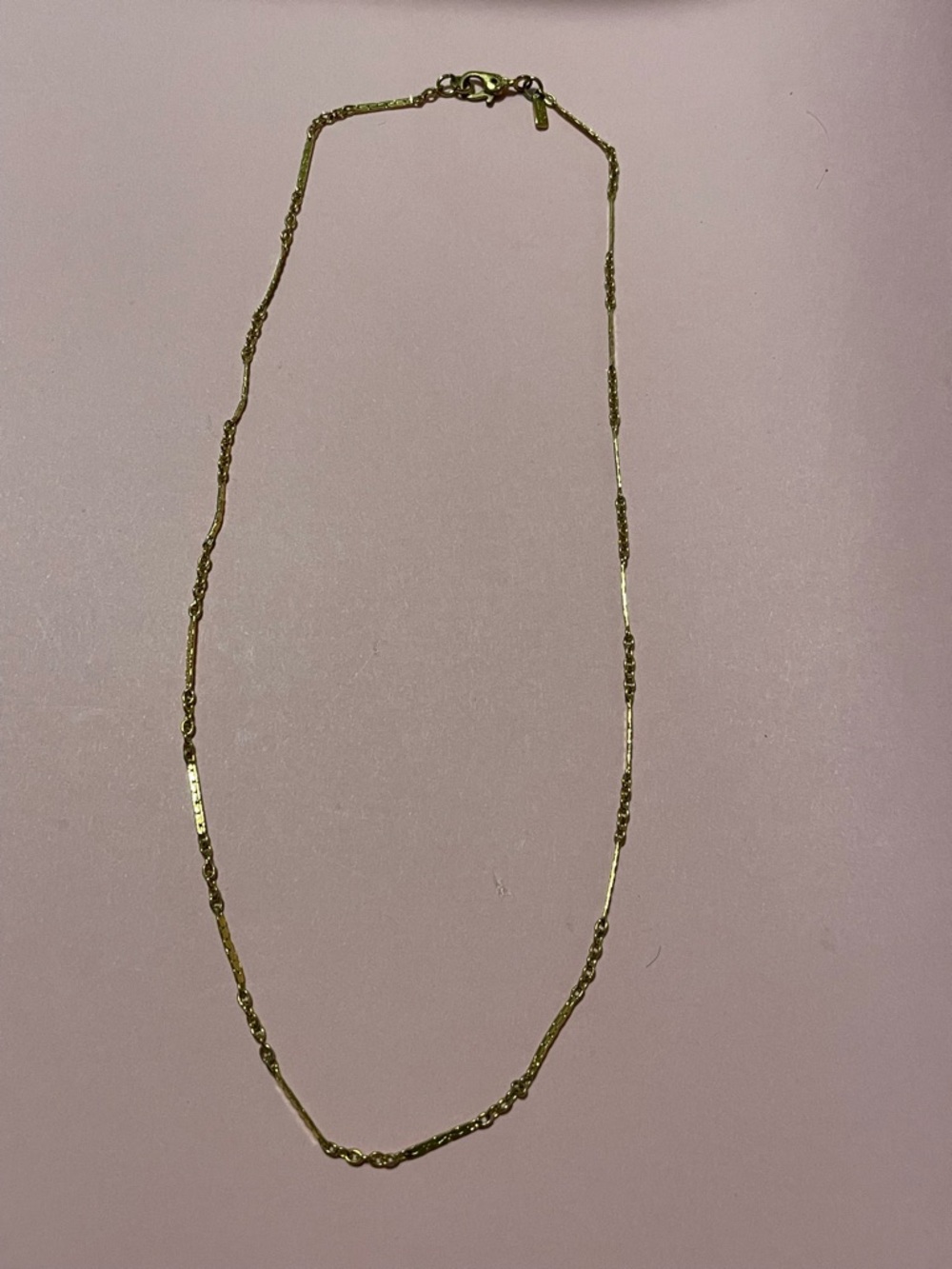 Vintage Signed Monet Gold Tone Chain #9006